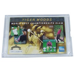 Tiger Woods 亲笔签名纪念卡